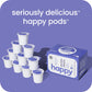 We Are Happy Dark Roast Coffee Pods, 60 Count, Notes of Cocoa, Compatible with K-Cup malt-inspired, Rainforest Alliance Certified
