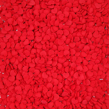 Homankit Valentine'S Day Red Hearts Sprinkles Edible Baking Cupcake Cake Decoration Cookie Ice Cream Donut Decorating 2.82 Ounces