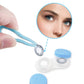 Qvvq 4Pcs Contact Lens Case, Colorful Contact Lens Box Holder Container, Outdoor Mini Contact Lens Soak Storage Kit With Mirror