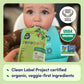 Cerebelly Baby Food Pouches - Celery Apple Kiwi Smoothie (4 Oz, Pack Of 12) Healthy Kids Snacks - Organic Fruit & Veggie Purees,