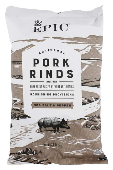 Annie'S Naturals Pork Rinds,Sea Salt &Amp; Pepper 2.5 Oz (Pack Of 2)2