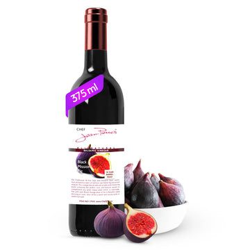 Chef Jean Pierre'S Italian Balsamic Vinegar - 375Ml (12.5Oz) Rich Black Mission Fig Flavor, 18-Year Traditional Barrel Aged - Id