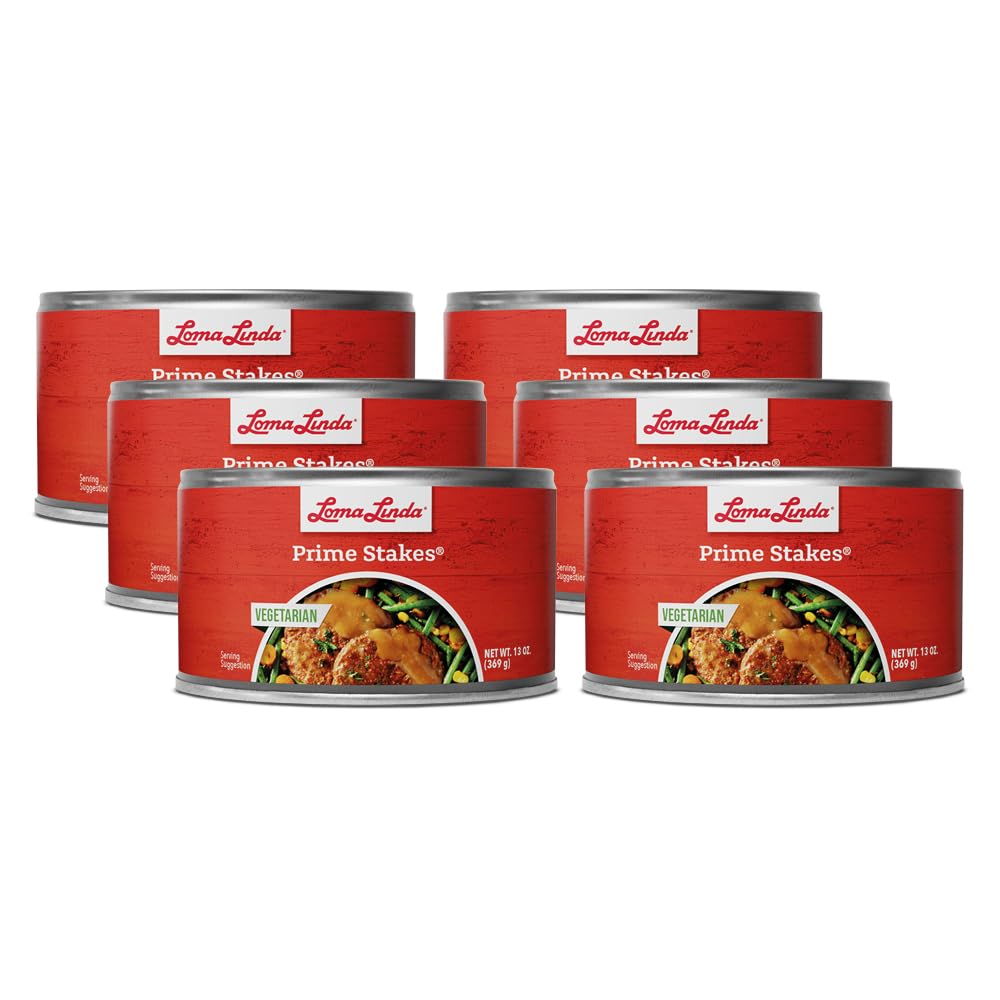 Loma Linda - Plant Based Meats (Prime Stakes (13oz.), 6 Pack)