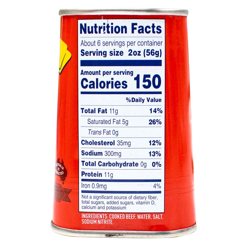 Ox & Palm Corned Beef Chunky Style, Original, 11.5 Oz (Pack Of 1)