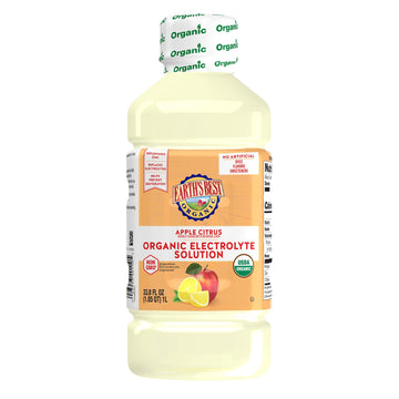 Earth 'S Best Organic Toddler Drink, Organic Electrolyte Solution For Children 2 Years And Older, Organic Apple Citrus Drink Wit
