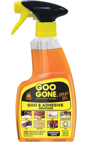 Goo Gone Adhesive Remover Spray Gel, 12 Fl Oz - 6 Pack