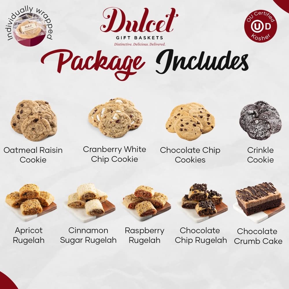 Dulcet Gift Basket Thank You Classic Old Fashioned Gift Tin Box Assorted Gourmet Treats Ideal Gift For Men, Women, Family, And, Friends