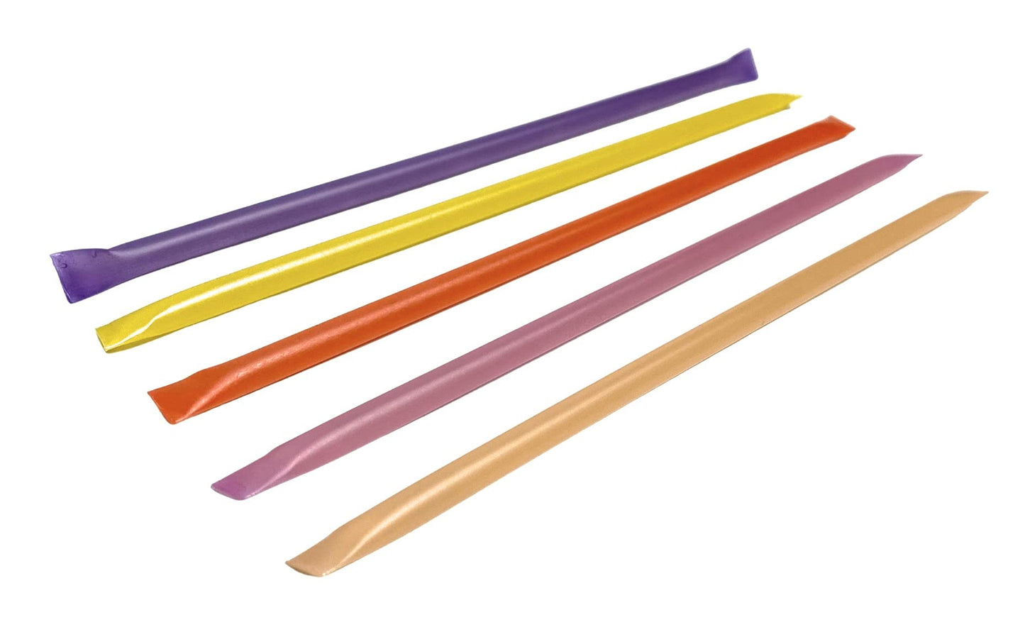 Bee Silly Honey Sticks (50 pack, Variety Pack: Lemon, Orange, Raspberry, Blackberry, Peach)