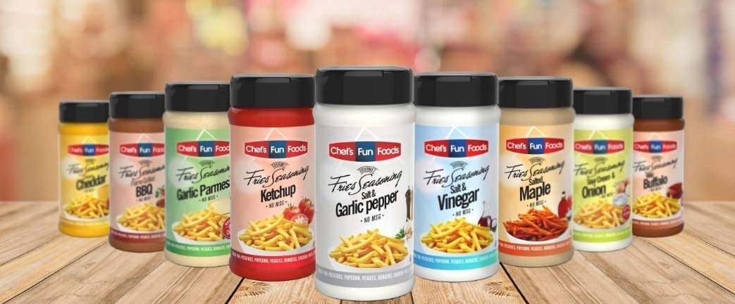 Chefs Fun Foods Gourmet Fries Seasoning Ketchup - 10 Oz Pack