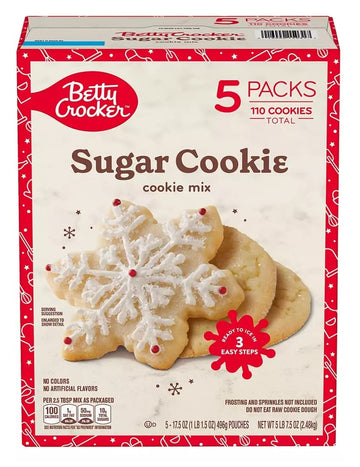 Betty Crocker Sugar Cookie Mix, 17.5 Oz - 5 Count (Pack of 1)