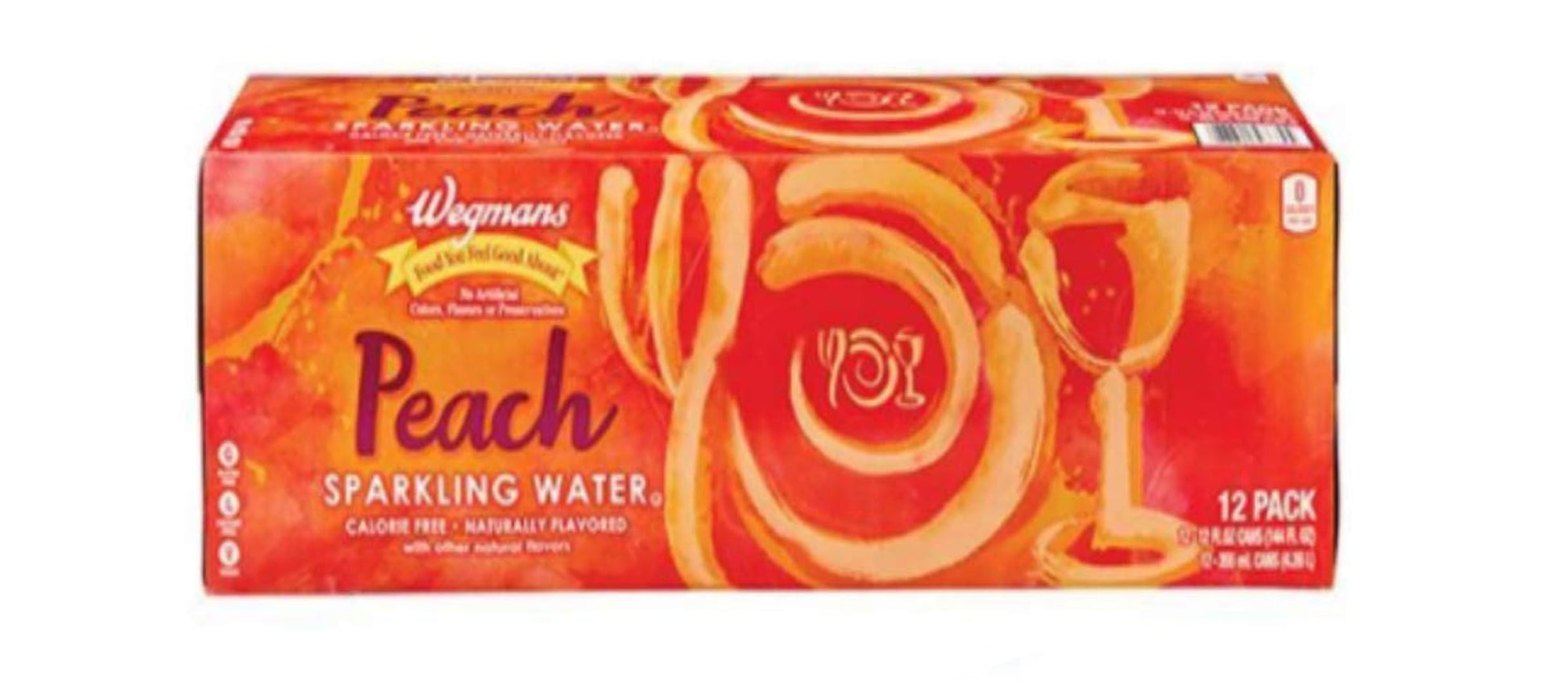 Wegmans Sparkling Water, Seltzer Drink, 0 Sugar, Flavored Carbonated Beverage, 0 Calorie, Refreshing & Healthy, 12 Fl Oz - 12 Ca