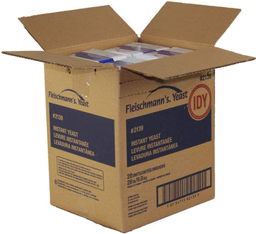 Fleischmanns Dry Instant Baking Yeast 20 Case 1 Pound