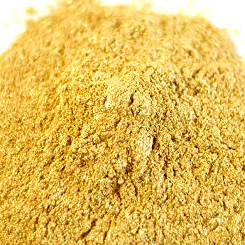 Luster Dust - Egyptian Gold (4g 1x Pump) | Edible Vegan Dust & Paint for Cake Decorating, Ice Cream, Desserts, Cocktails and Bev