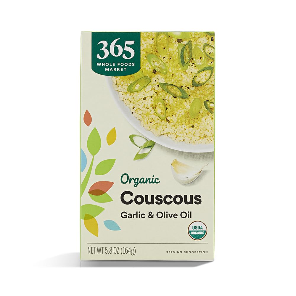 365 by Whole Foods Market, Organic Garlic And Olive Oil Couscous, 5.8 Ounce