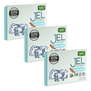 Bakol Jel Dessert - All Natural Vegan Dessert Mix - Kosher - Halal - No Artificial Sweeteners Flavors Or Colors - Unflavored (Pa