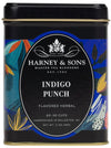 Harney & Sons Loose Leaf Tea, Indigo Punch, 3 oz, with Butterfly Pea Flower, Rose Hips, Apple Pieces, Raspberry, Model 38-1428-1