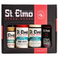 St Elmo Steak House Gift Box - 4 Piece Set with Steak Sauce, Horseradish, Cocktail Sauce, Seasoning