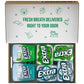 Extra Chewing Gum Bulk Assortment, Sugar Free, Spearmint & Polar Ice, 15 Sticks, 14 Piece Assortment, Green, Model TS0417-A700ML-M