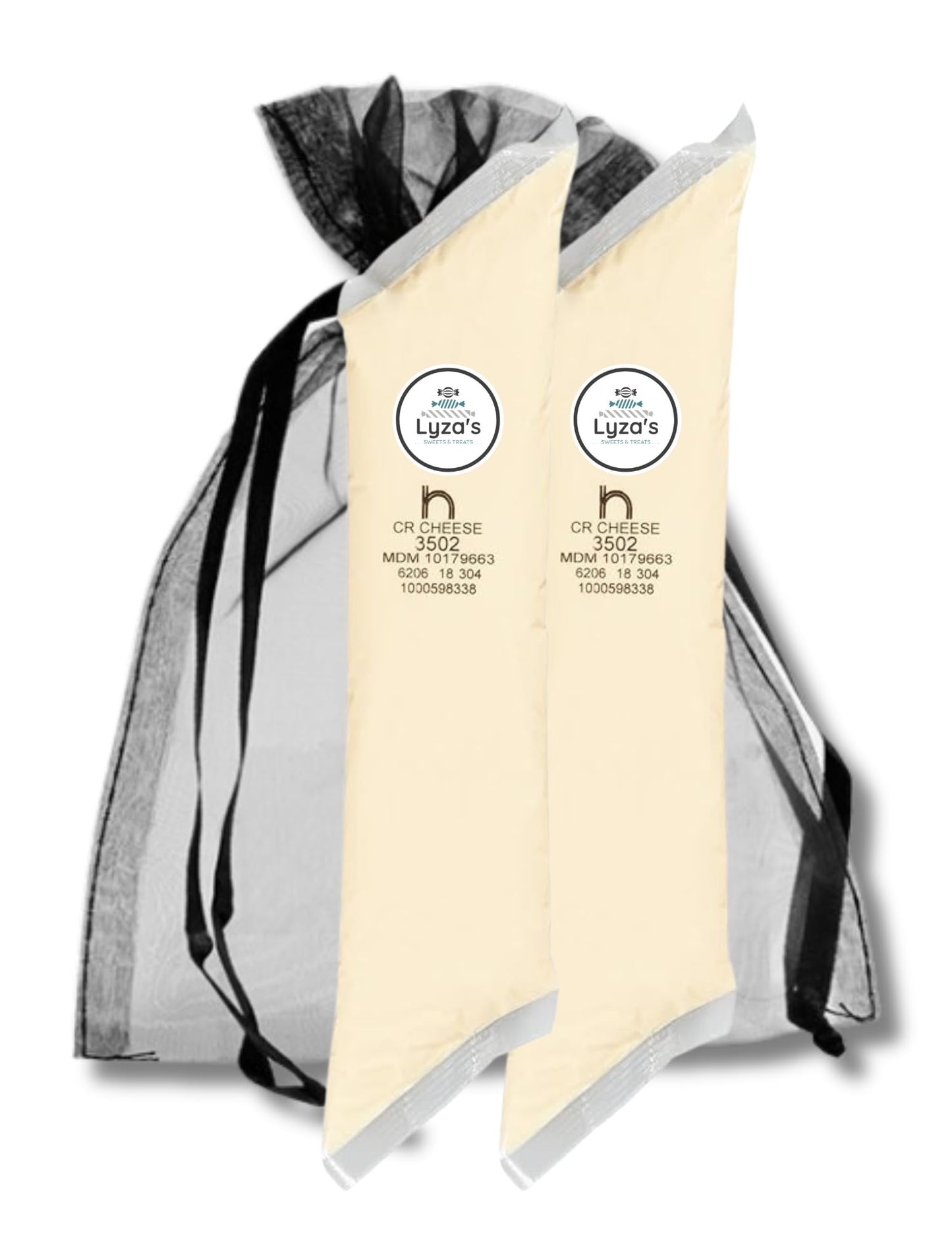 Pie & Pastry Filling - 2 LB Bags - Gift Pack of 2 By Lyza's Sweets & Treats (Cream Cheese)