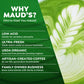 MAUDS Matcha Latte Pods, Recyclable Single Serve Tea Pods, Compatible with Keurig K Cups, 16 Count