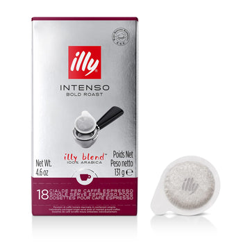 Illy E.S.E. Coffee Capsules - Intenso Dark Roast - 18 Count (Pack of 12) - Black - Model 7999