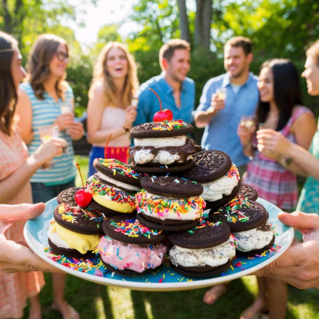 Giant Oreo Cookies - Large Oreo Cookies Wafers - Jumbo Oreo Cookies - Colossal Oreo Cookies - Flavored Oreo Cookies - Jellybean