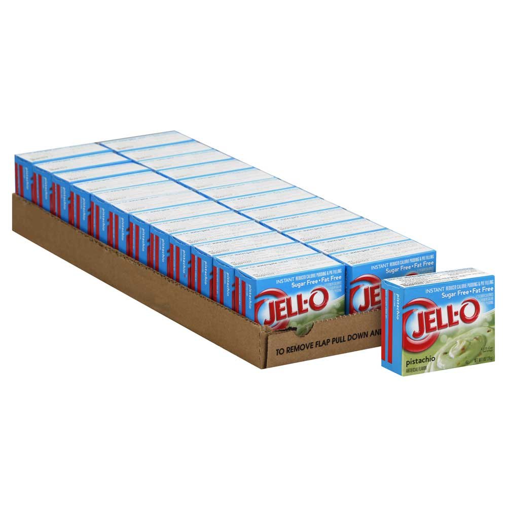 Jell O Instant Pistachio Sugar Free And Fat Free Pudding And Pie Filling, 1 Ounce -- 24 Per Case.