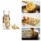 Lwuey Gold Leaf Cake Decoration Flakes, 4PCS, Gold Foil Paper, 5.50x2.20x2.20cm