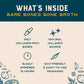 Organic Chicken Bone Broth By Bare Bones - Organic, Chicken Bone Broth, Protein-Rich, 1 Pound (Pack Of 6)