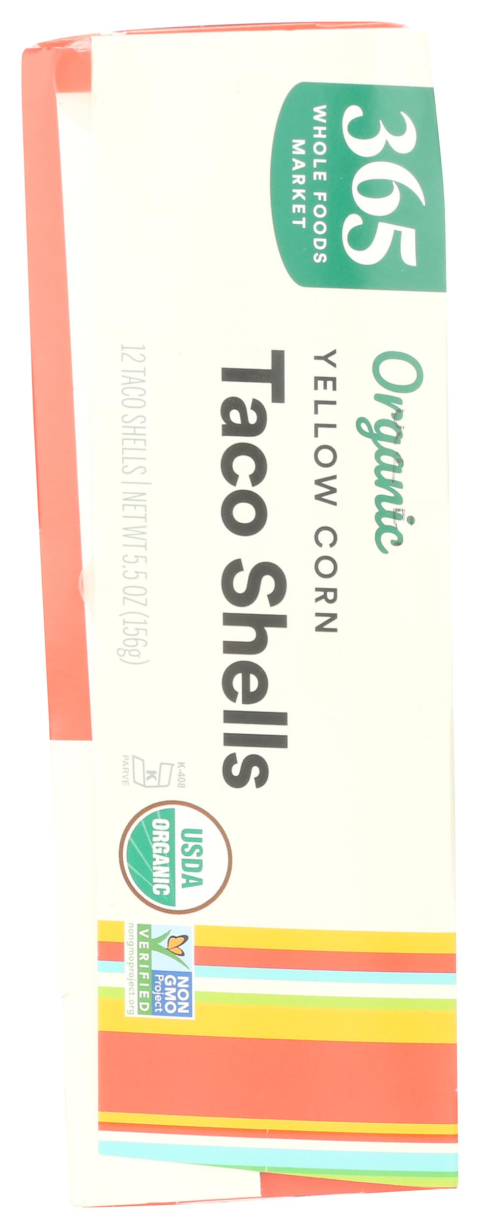 365 by Whole Foods Market Organic Yellow Taco Shells, 5.5 OZ - Perfect for Tacos and Nachos, Gluten-Free, Pack of 1