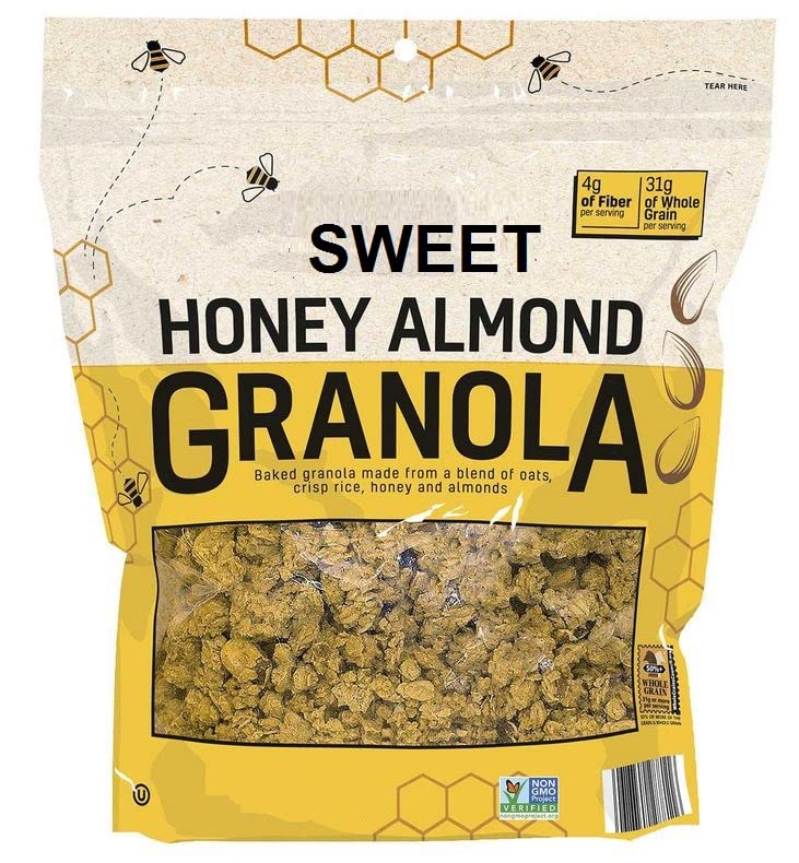 Member Mark Non GMO Sweet Honey Almond Granola 30 Oz.