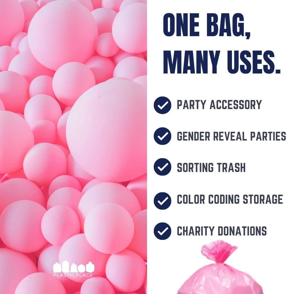 Plasticplace 32-33 Gallon Trash Bags