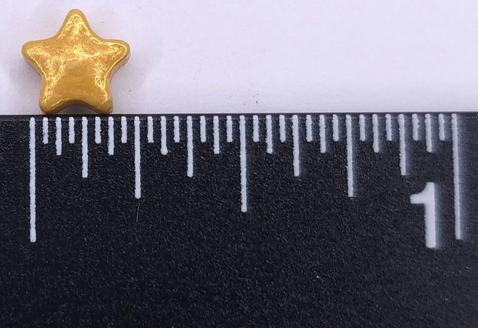 Ncs Metallic Gold Stars 7Mm Edible Candy Sprinkles, 8 Ounces - Great For Cupcakes, Cookies, Cakes, Cakes Pops, Donuts