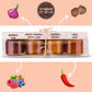 Artigiani dei Sapori La Formaggeria    Cheese Condiment 4-Pack - Sweet Tropea Onion Jam, Chili Jam, Chestnut Honey & Mixed Berri