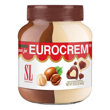 Takovo Eurocrem Hazelnut Cocoa Spread, 800g, 1.76 lb, Delicious Chocolate Flavor