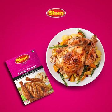 Shan Lahori Chargha Recipe And Seasoning Mix 1.76Oz (50G) - Spice Powder For Steamed & Deep Fried Chicken - Suitable For Vegetar