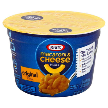 Kraft Easy Mac Original Flavor Macaroni and Cheese (10 Microwavable Cups)