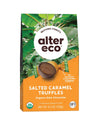 Alter Eco | Salted Caramel Truffles | 58% Pure Dark Cocoa, Fair Trade, Organic, Non-GMO, Gluten-Free Dark Chocolate Truffles | 8