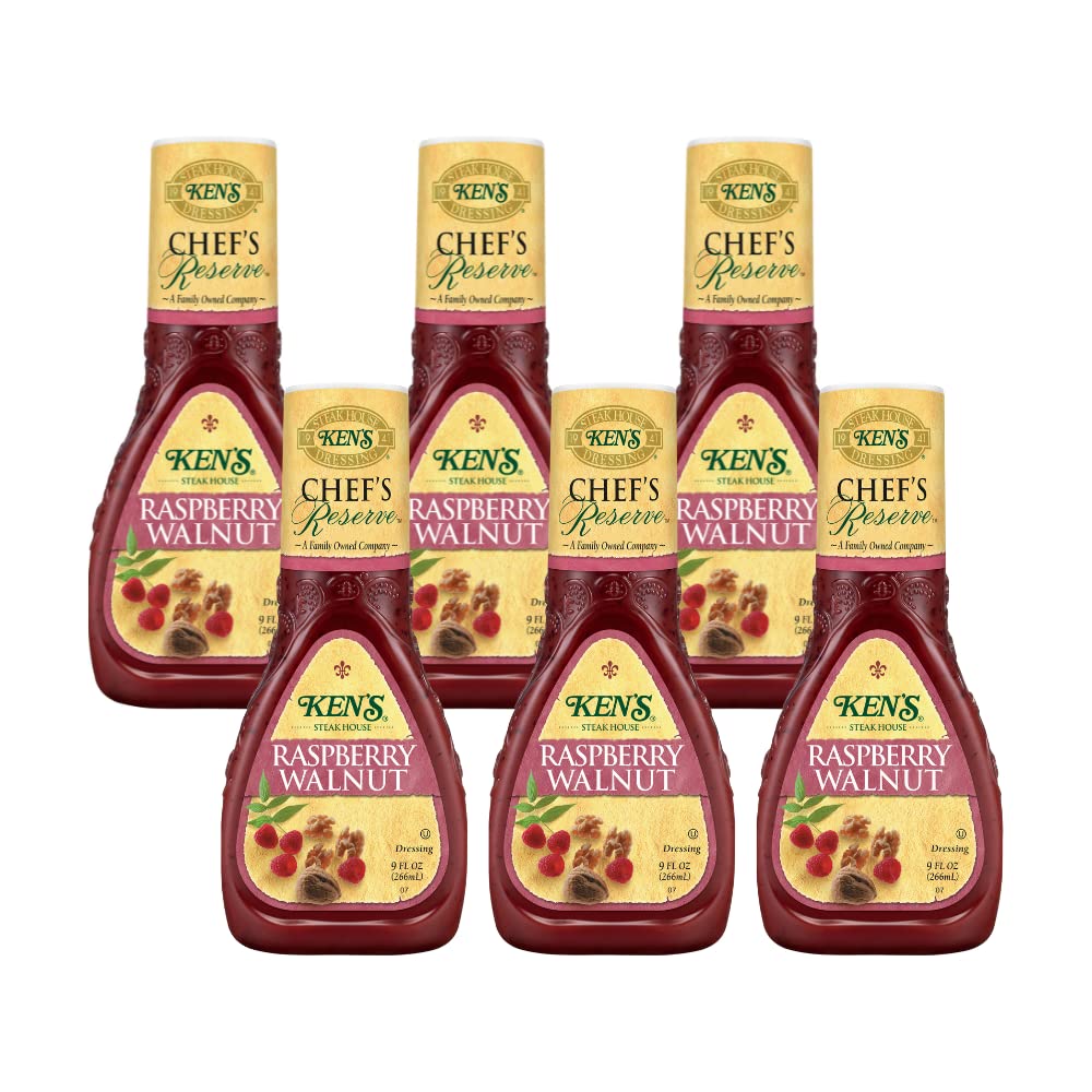 Ken'S Steak House Chef'S Reserve Raspberry Walnut (9 Ounce (Pack Of 6))