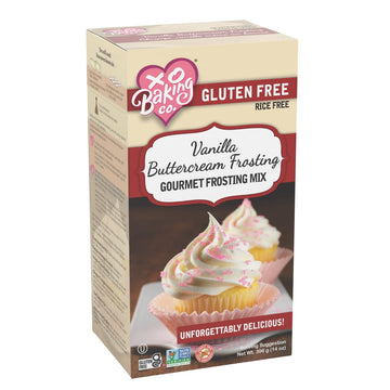Xo Baking Co. Gluten Free Vanilla Buttercream Gourmet Frosting Mix; Non-Gmo; Kosher; Rice Free; Peanut Free; Soy Free; Dairy Fre