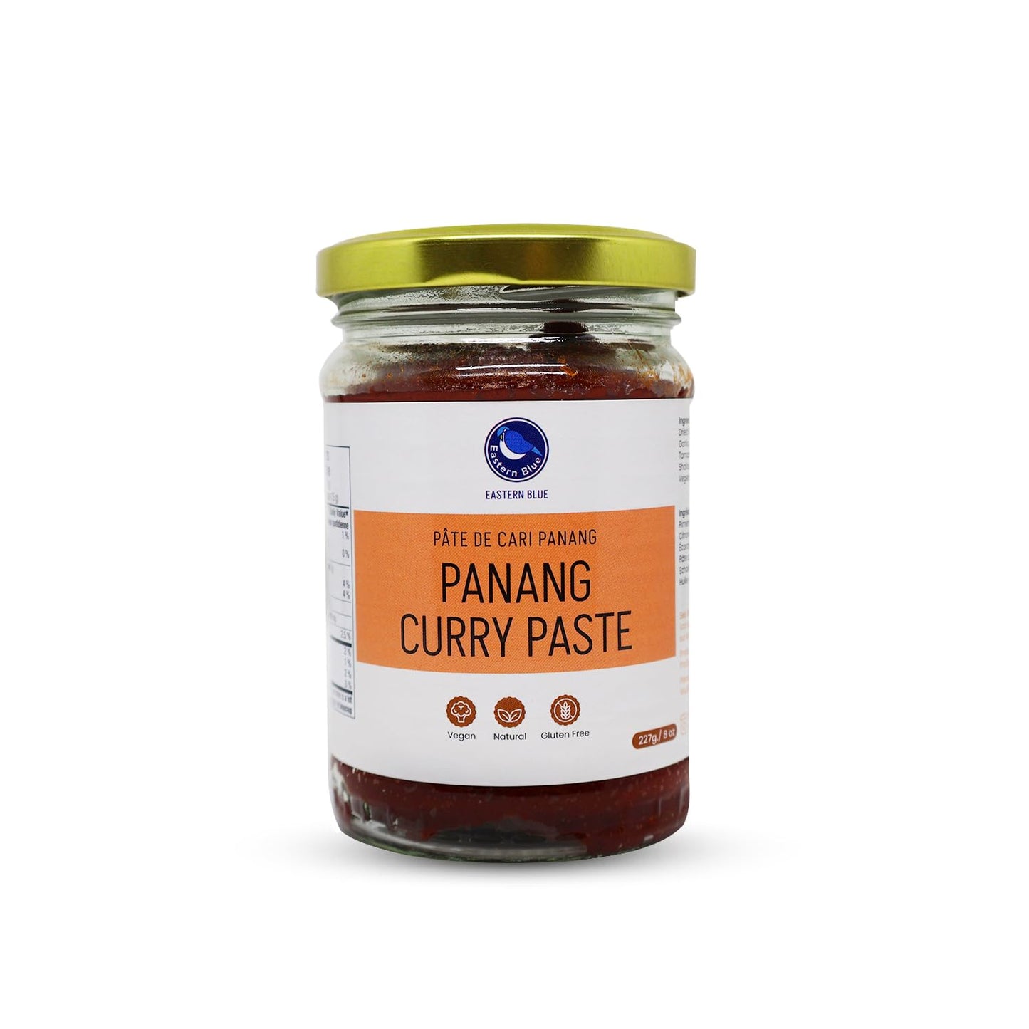 Eastern Blue Thai Curry Paste - Thai Panang Curry Paste 8 Oz | Authentic Thai Curry Sauce for Tasty Dishes and Curries | Vegan, 