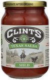 Clints Texas Mild Salsa 16.0 OZ (Pack of 6)