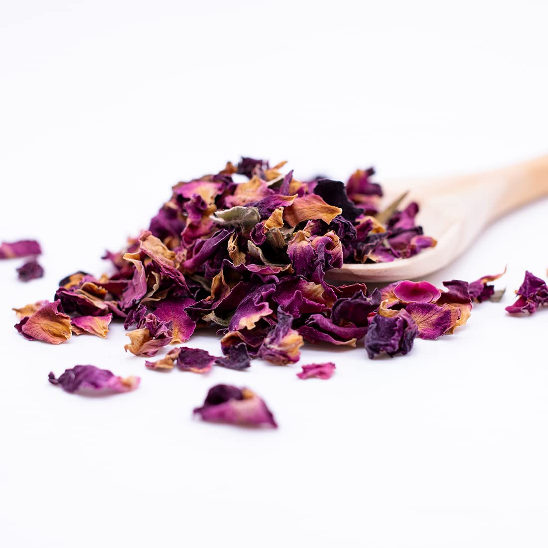 MagJo Dried Red Rose Petals | Culinary Grade A | 4 Ounces (Quarter Pound)