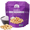 Mavuno Harvest Organic Roasted Macadamia Nuts, Sea Salt, Vegan, 4 Ounce (Pack of 6)