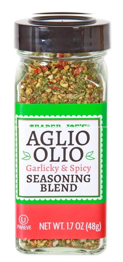 Generic Trader Joes Aglio Olio Garlicky & Spicy Seasoning Blend 1.7 oz (48g) - Pack of 1
