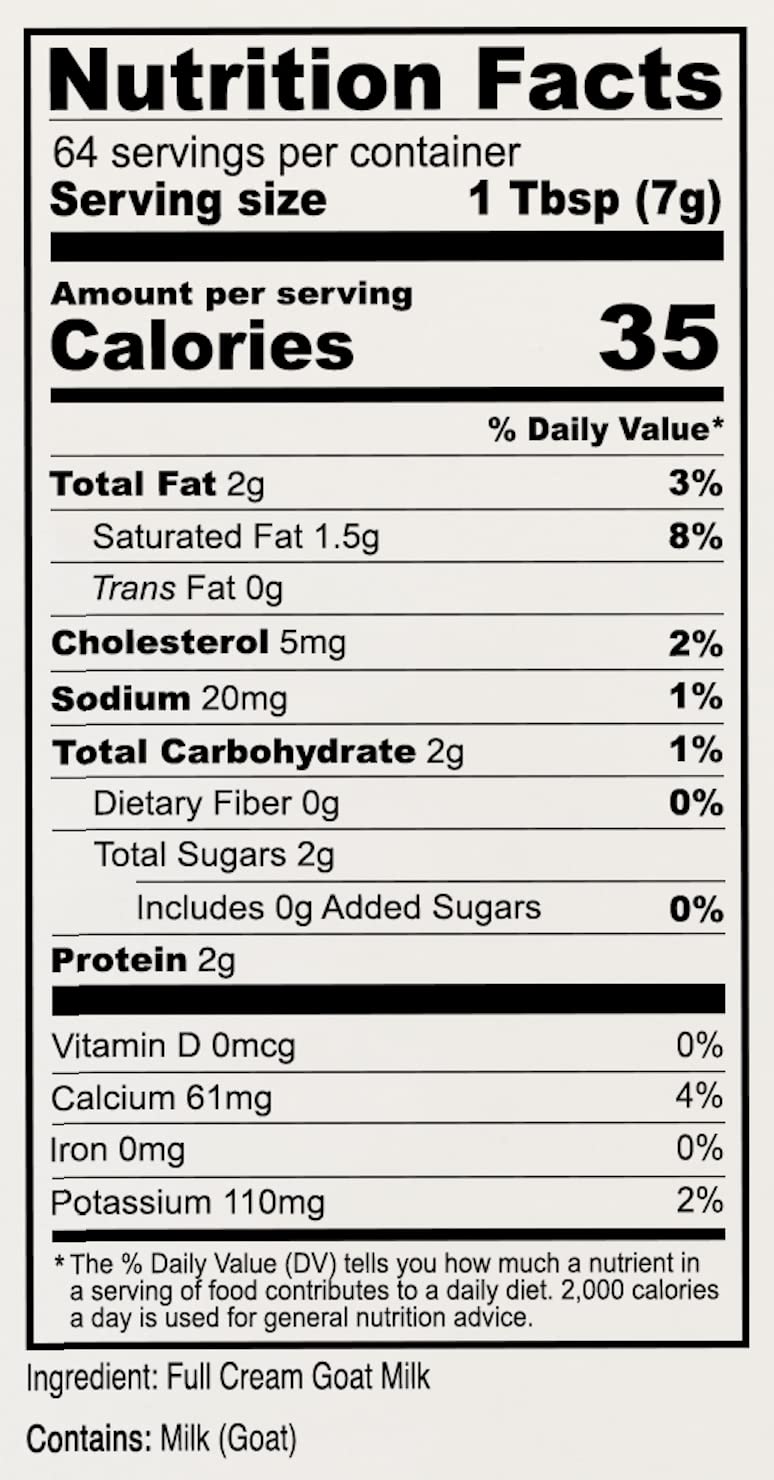Anthonys Premium Goat Milk Powder, Gluten Free, Non GMO, 16 oz