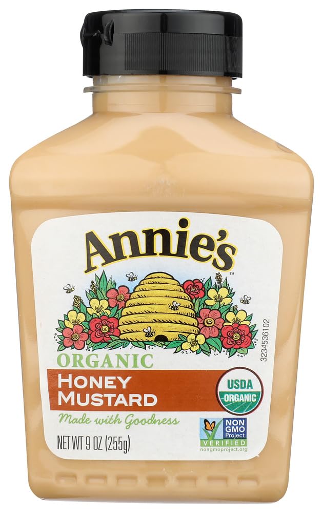 AnnieS Naturals Organic Honey Mustard (9 OZ) (Pack of 60)
