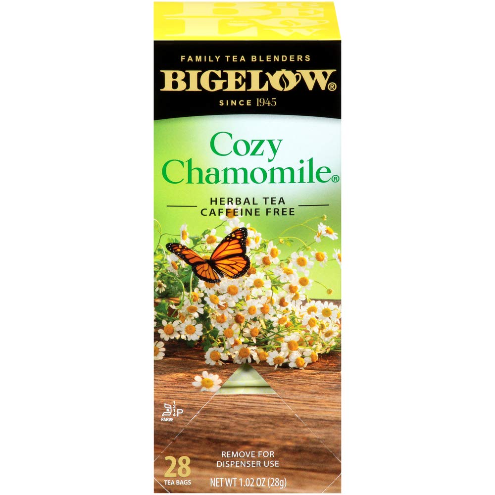 Bigelow Single Flavor Tea, Cozy Chamomile, 28 Bags/Box