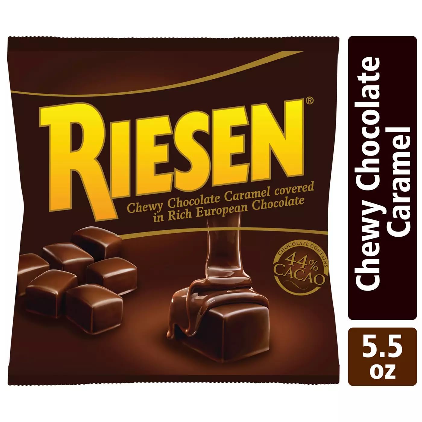 Riesen Chocolate Carmels Candy, 5.5 Oz (Pack Of 3)