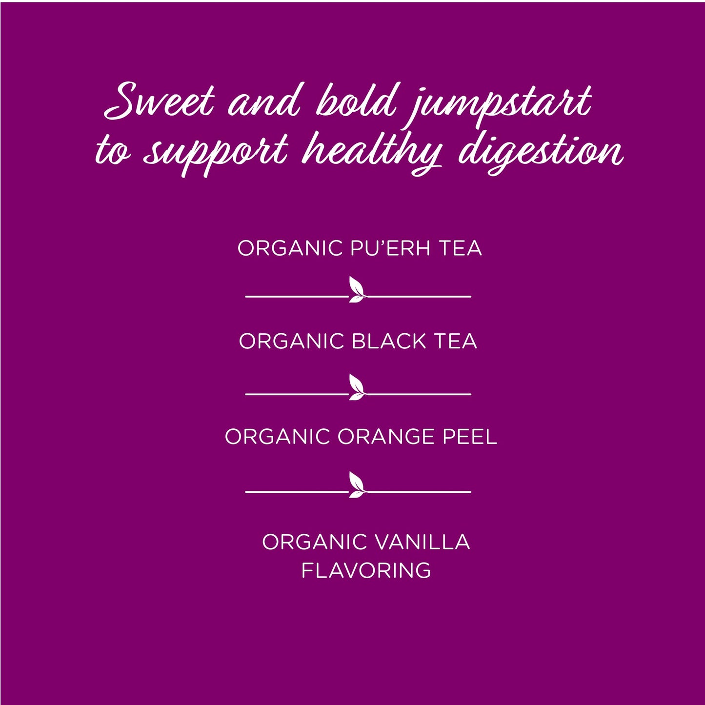 The Tea Spot Organic Morning Mojo Black Tea, Breakfast Blend with Vanilla & Citrus, 15 Tea Bags, Pack of 1